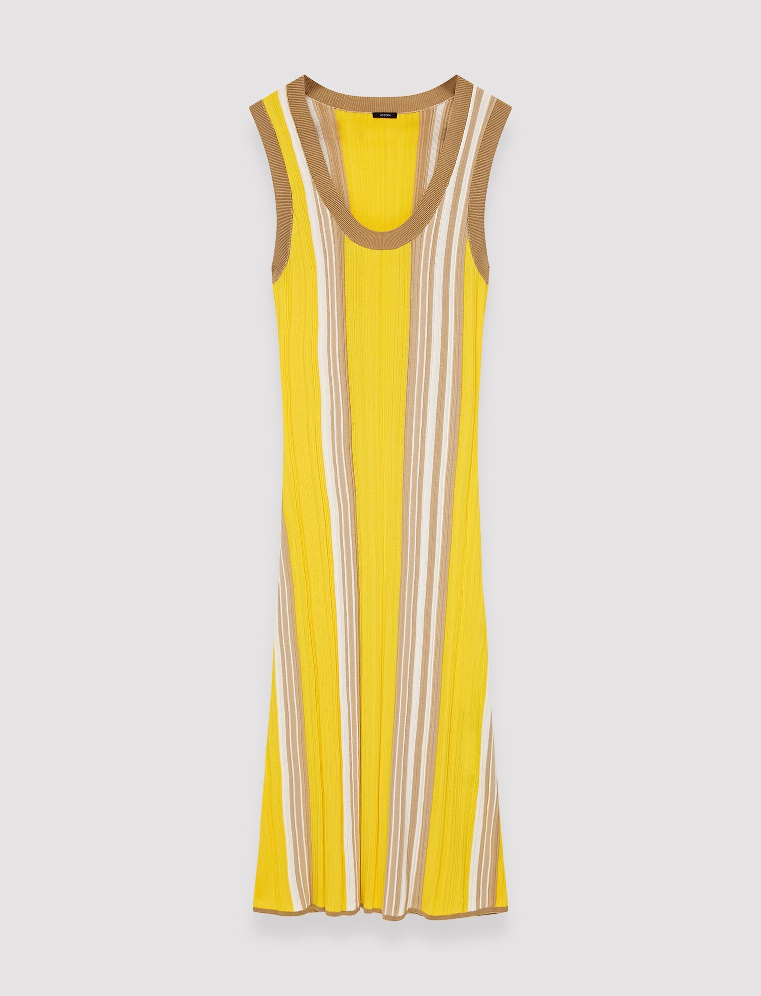 Colour Block Rib Dress - 1