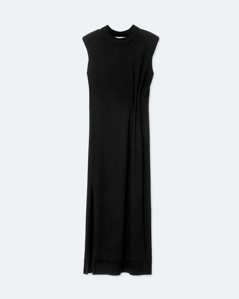 KAYLA MERINO WOOL MIDI DRESS - 1