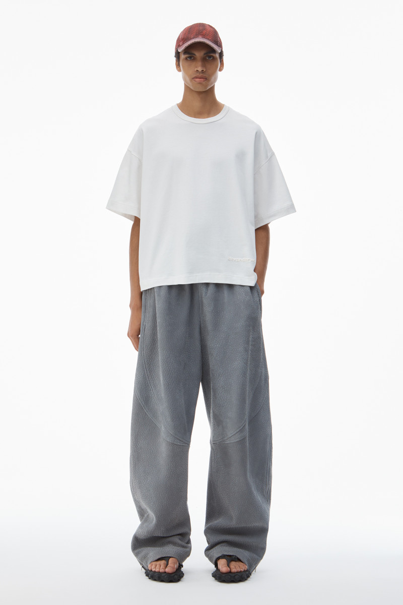 Alexander Wang Men's Logo Boxy Tee in Cotton Jersey outlook