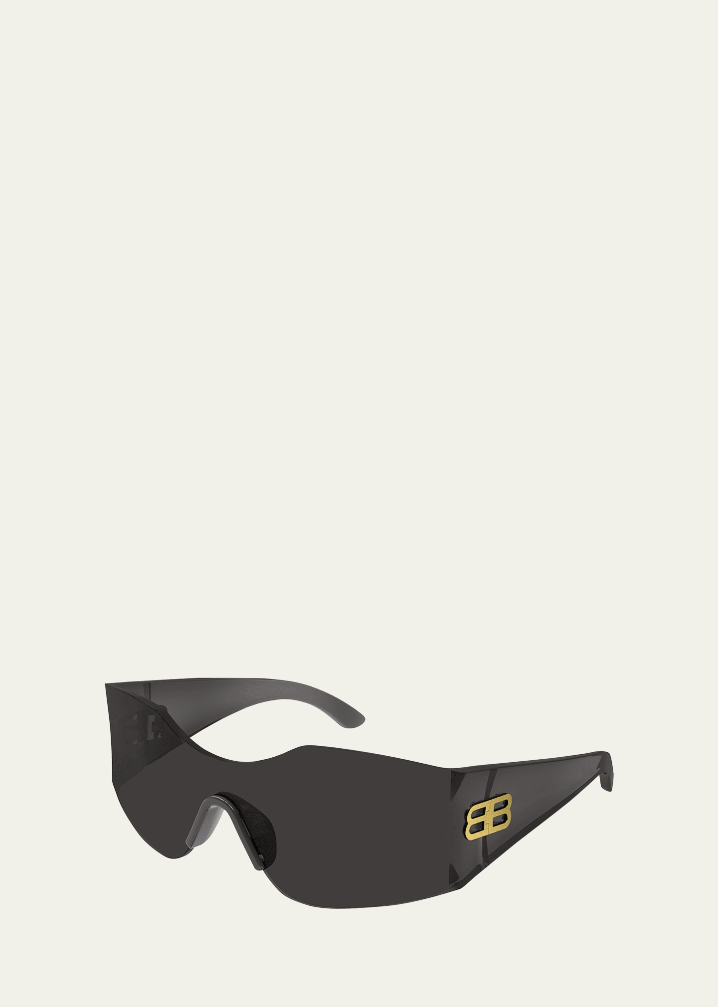 Men's BB Logo Nylon Shield Sunglasses - 2