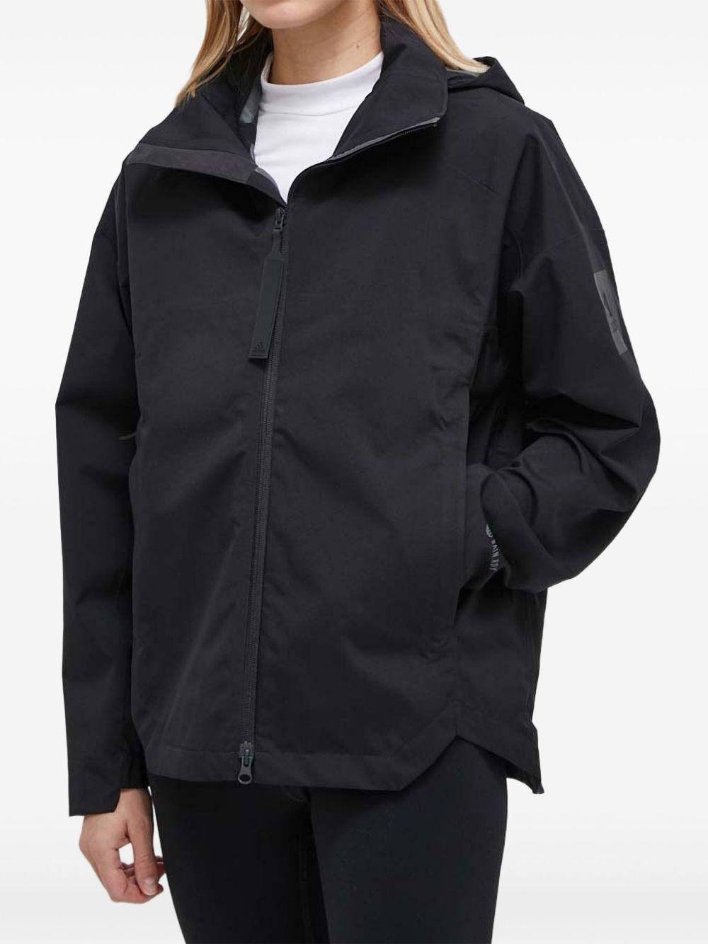 three-stripe hooded jacket - 3
