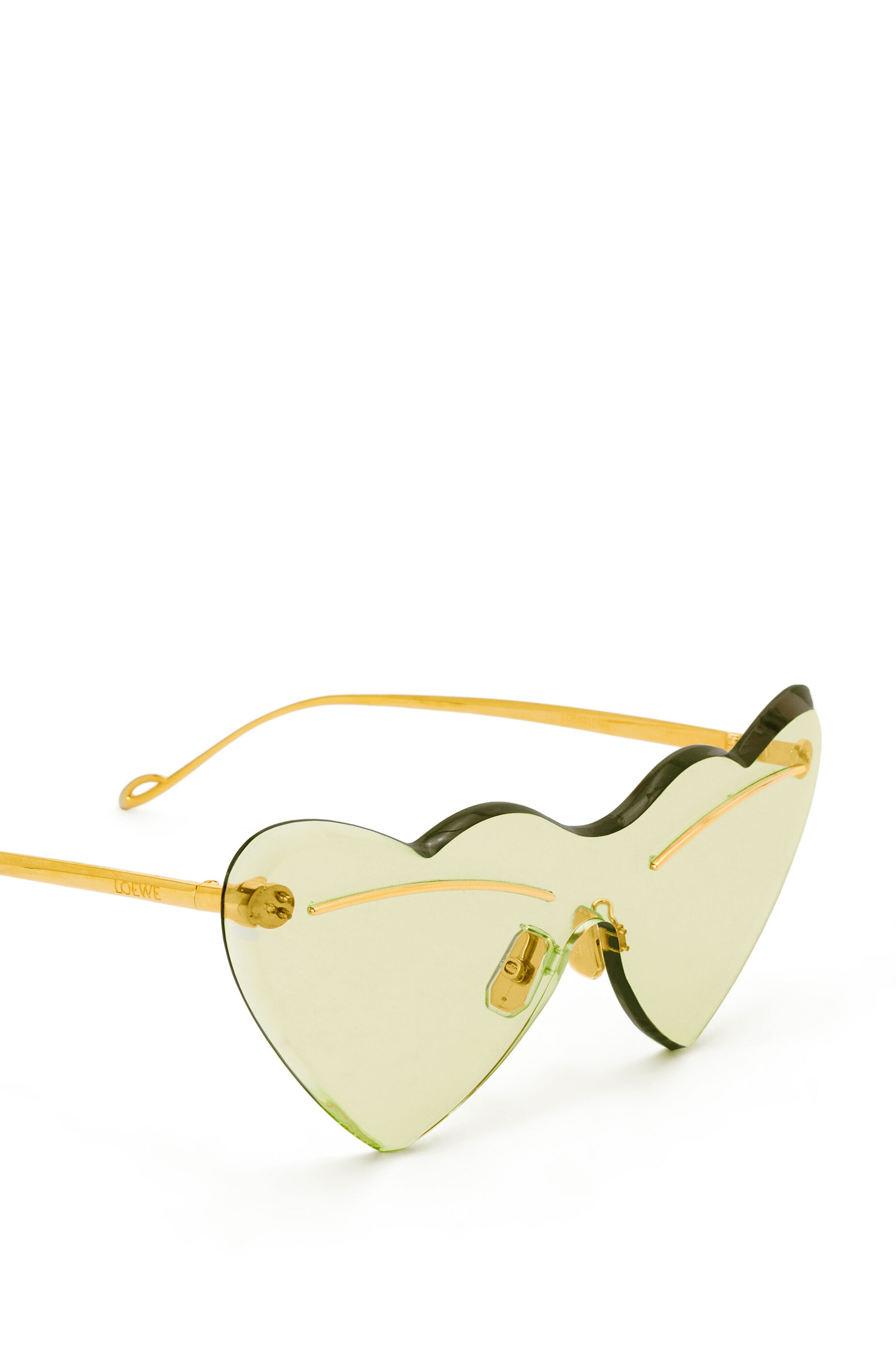 Heart sunglasses in metal - 5