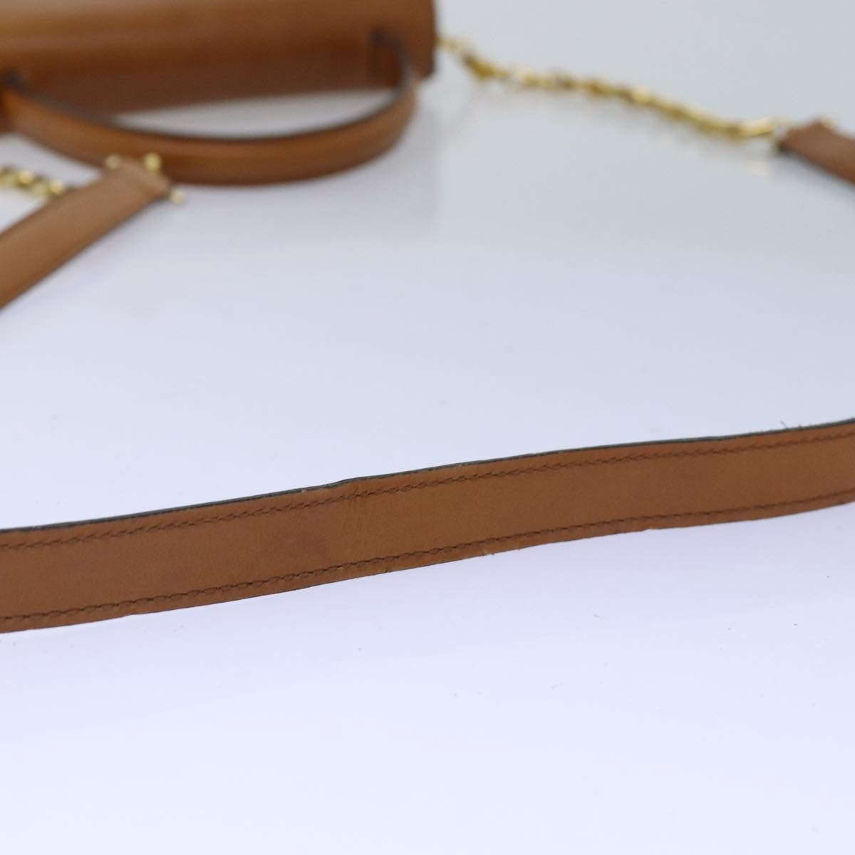CELINE Hand Bag Leather Brown - 9