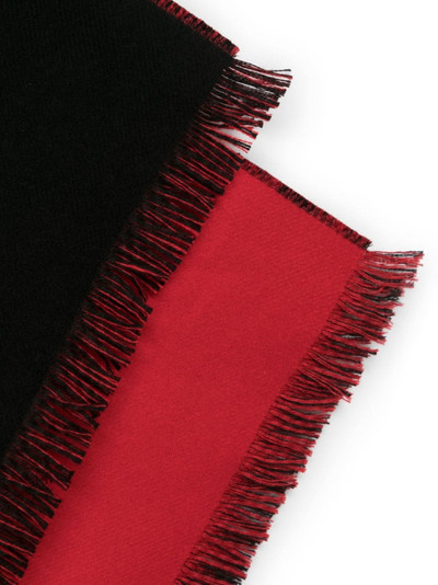 Alexander McQueen logo-print reversible scarf outlook