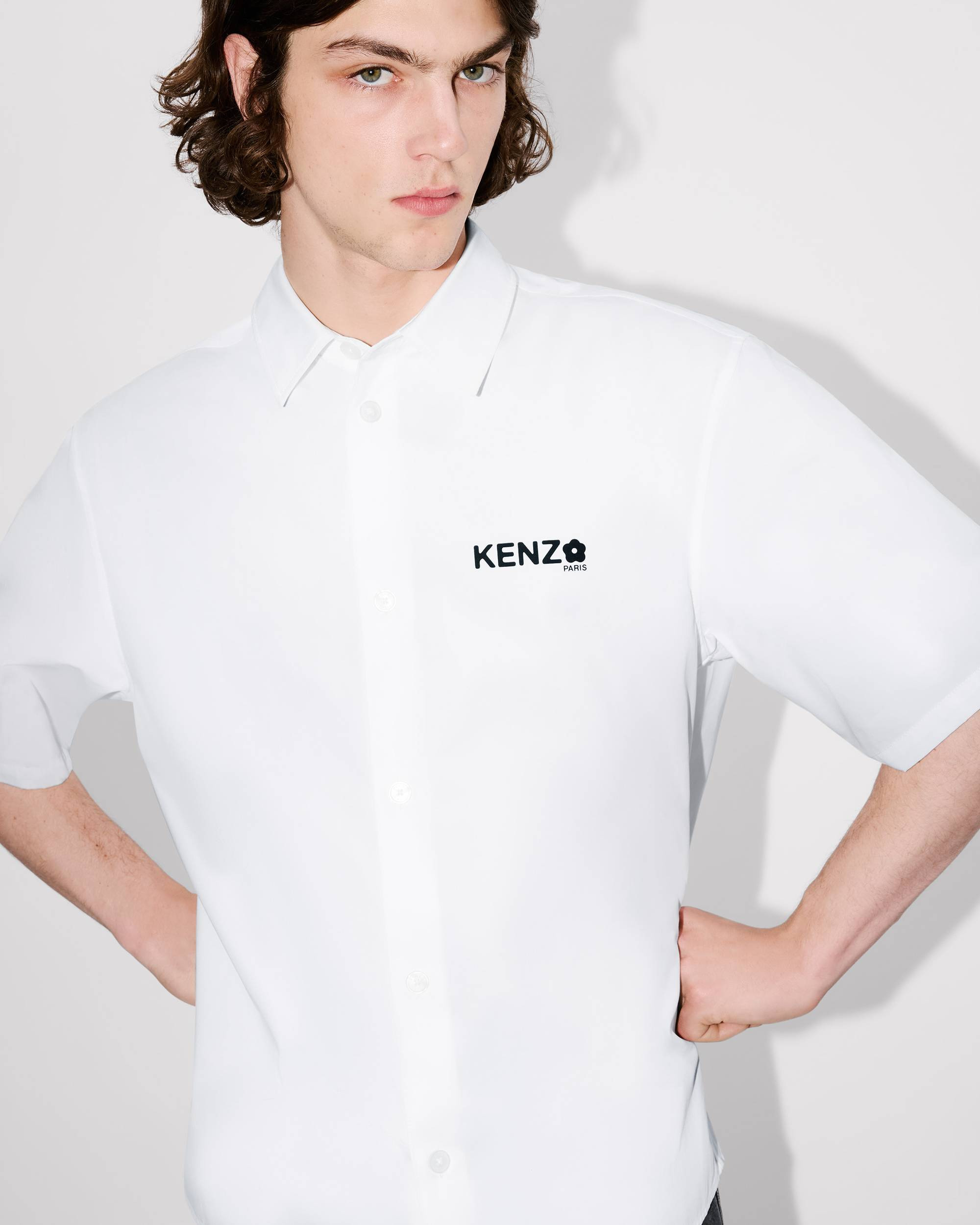 'Boke Flower 2.0' shirt in cotton poplin - 7
