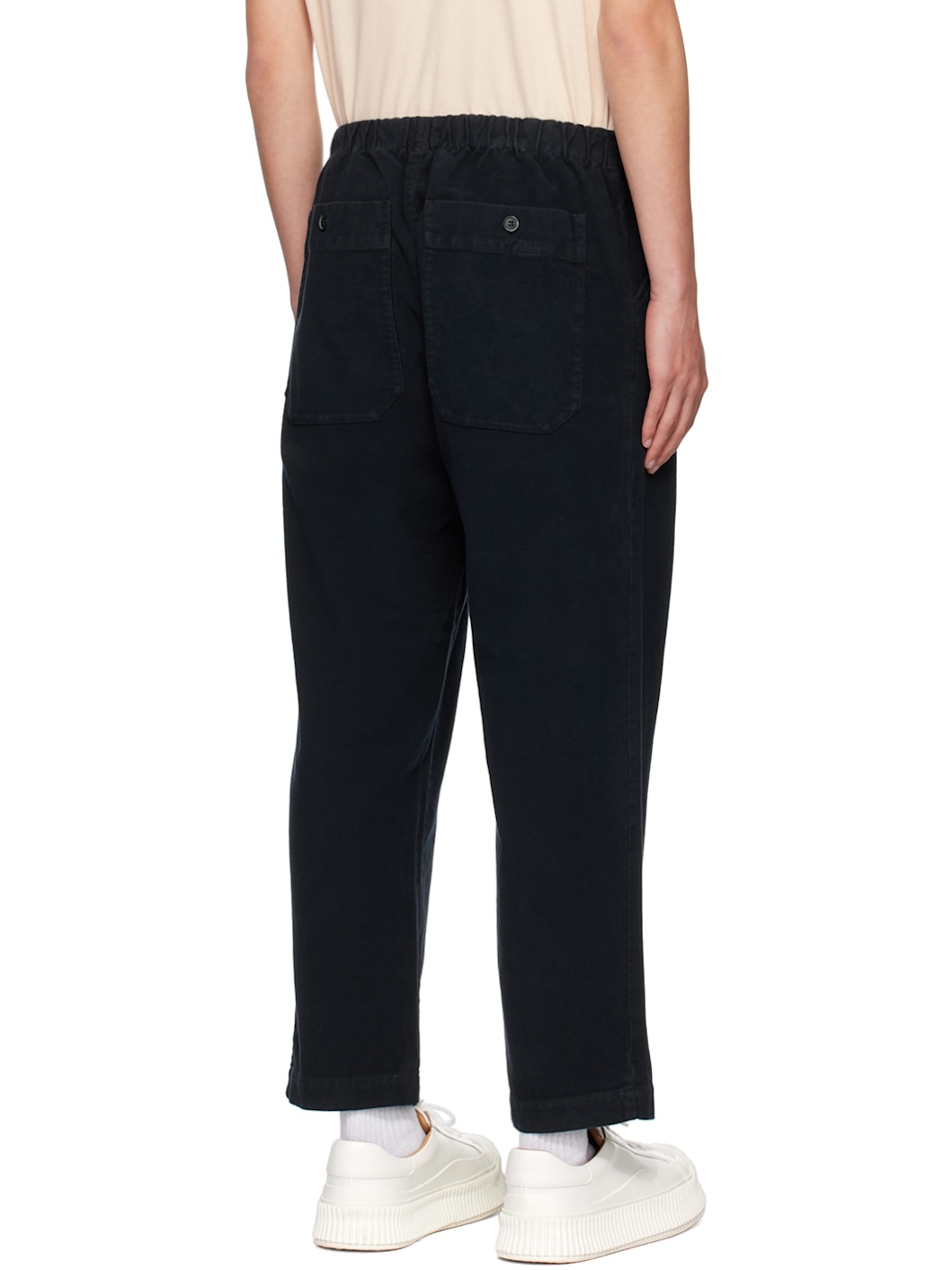 Navy Cordier Trousers - 3