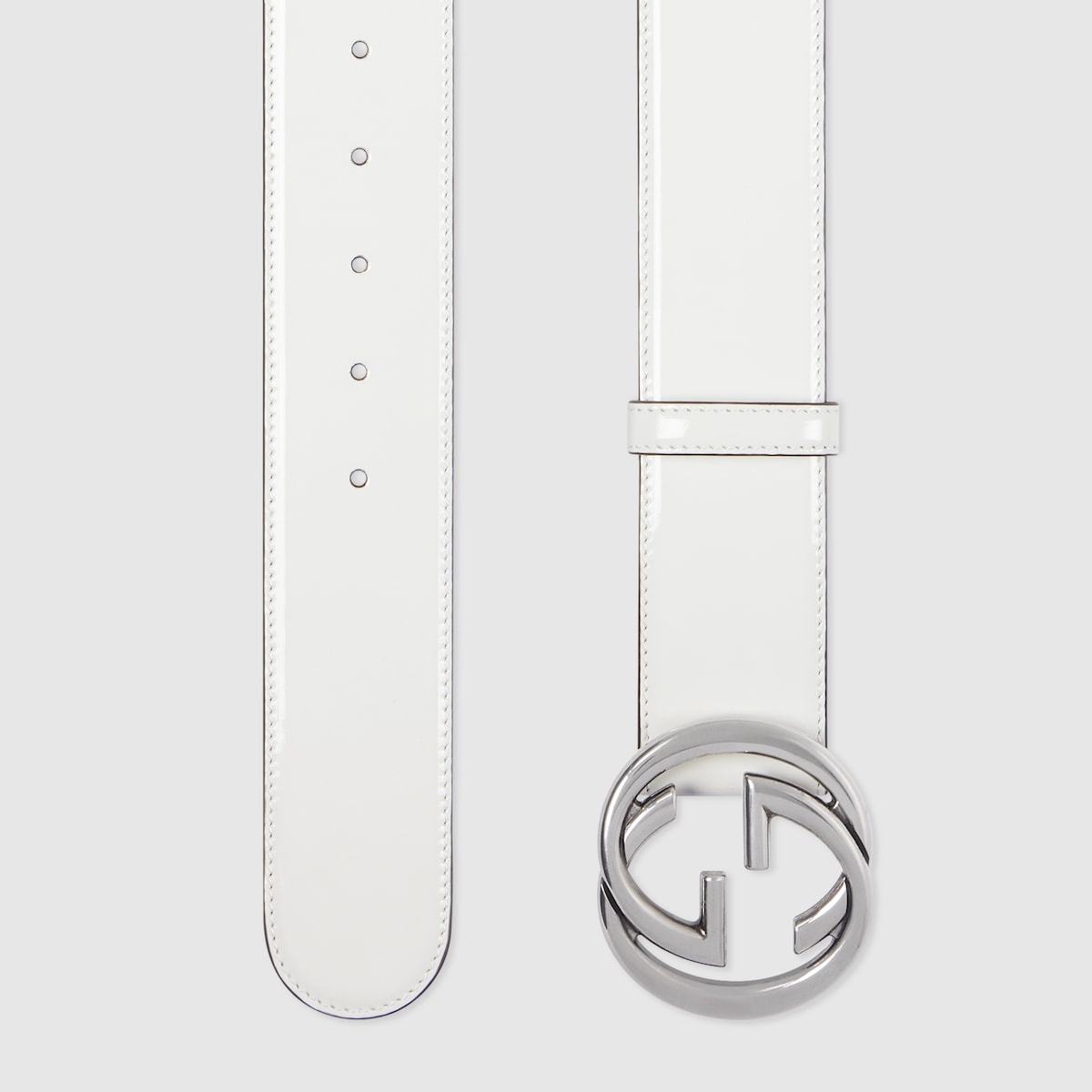 Interlocking G buckle wide belt - 2