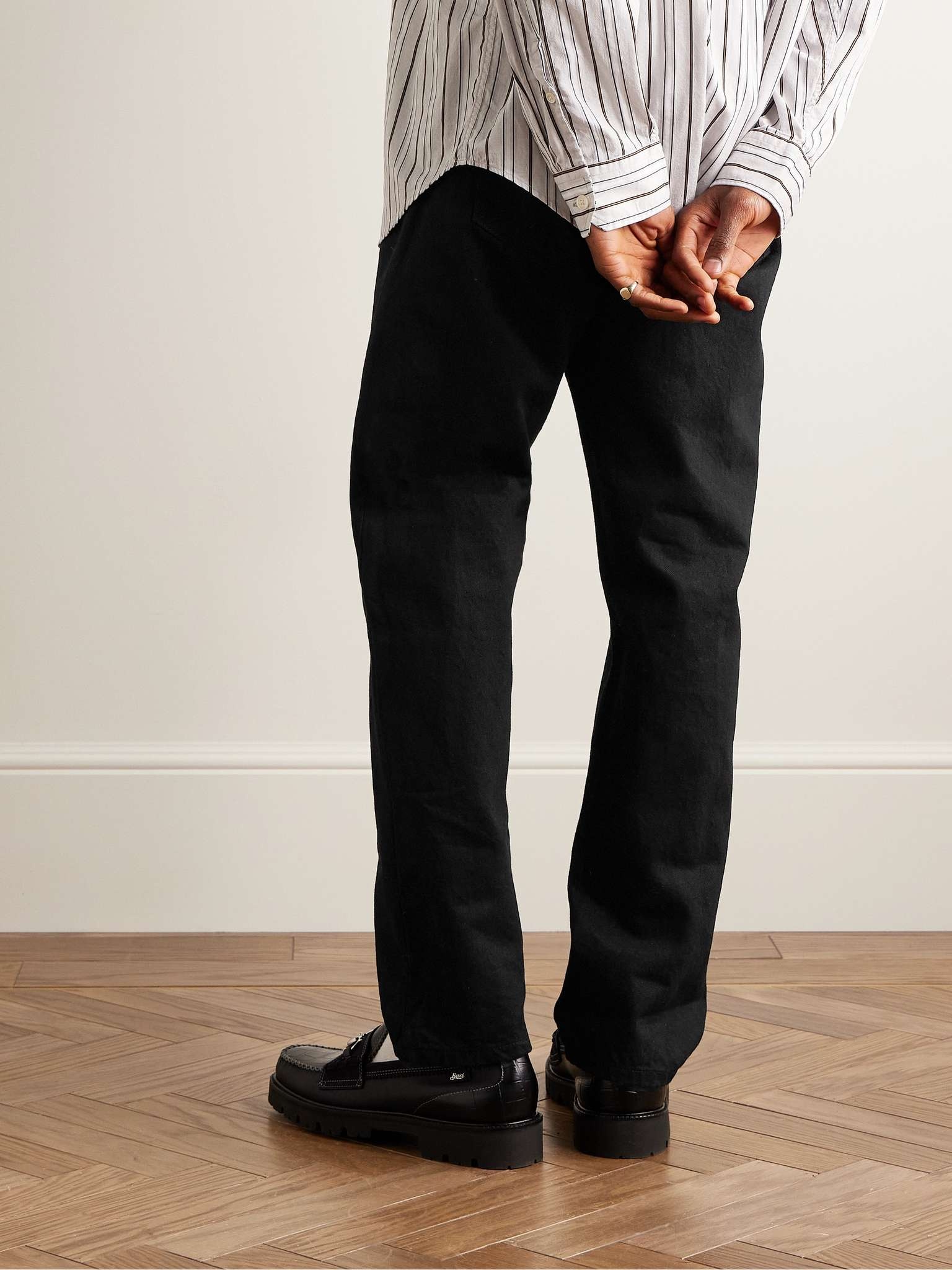 Straight-Leg Selvedge Jeans - 4
