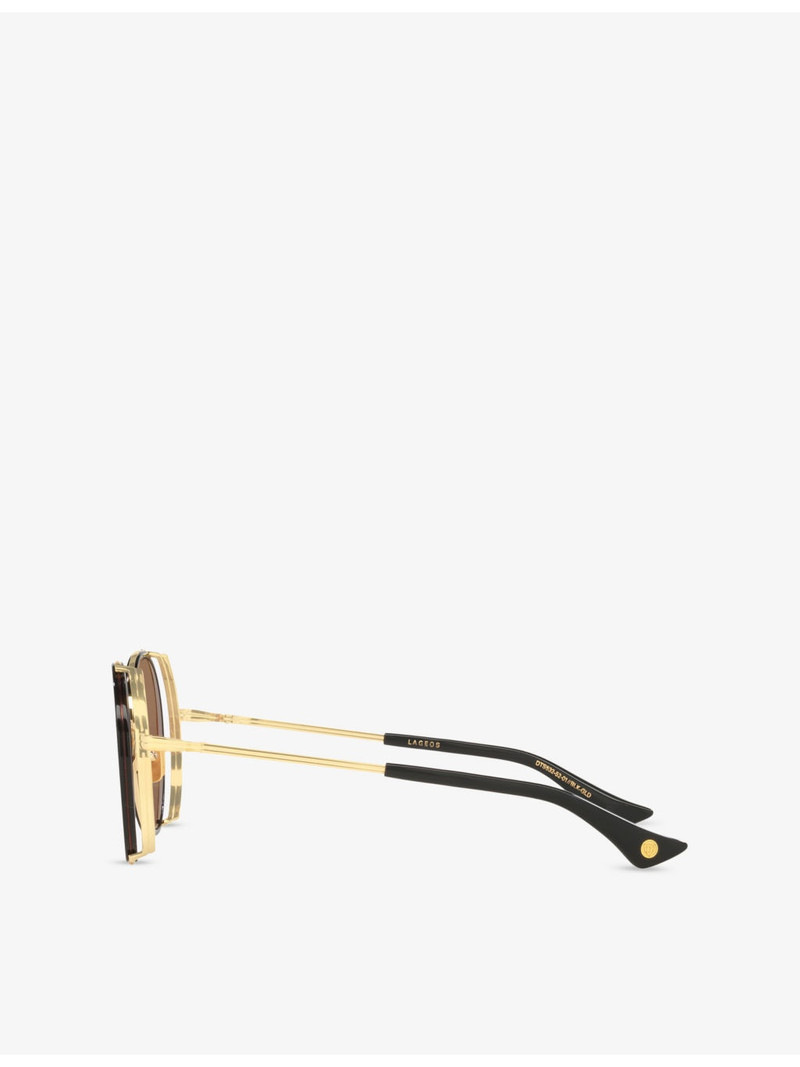 D4000466 Round-Frame Metal Sunglasses 3