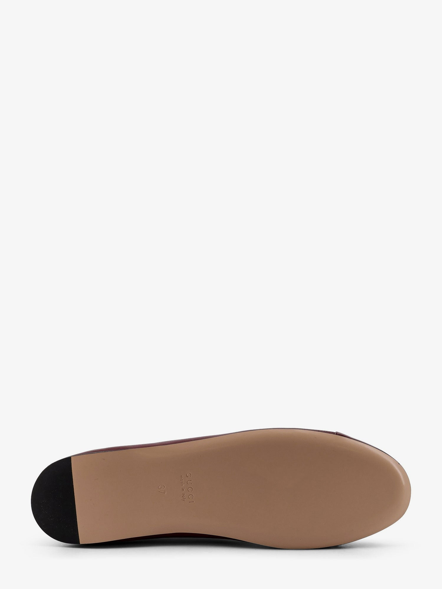 Leather Ballerinas With Patent Leather Details - 4