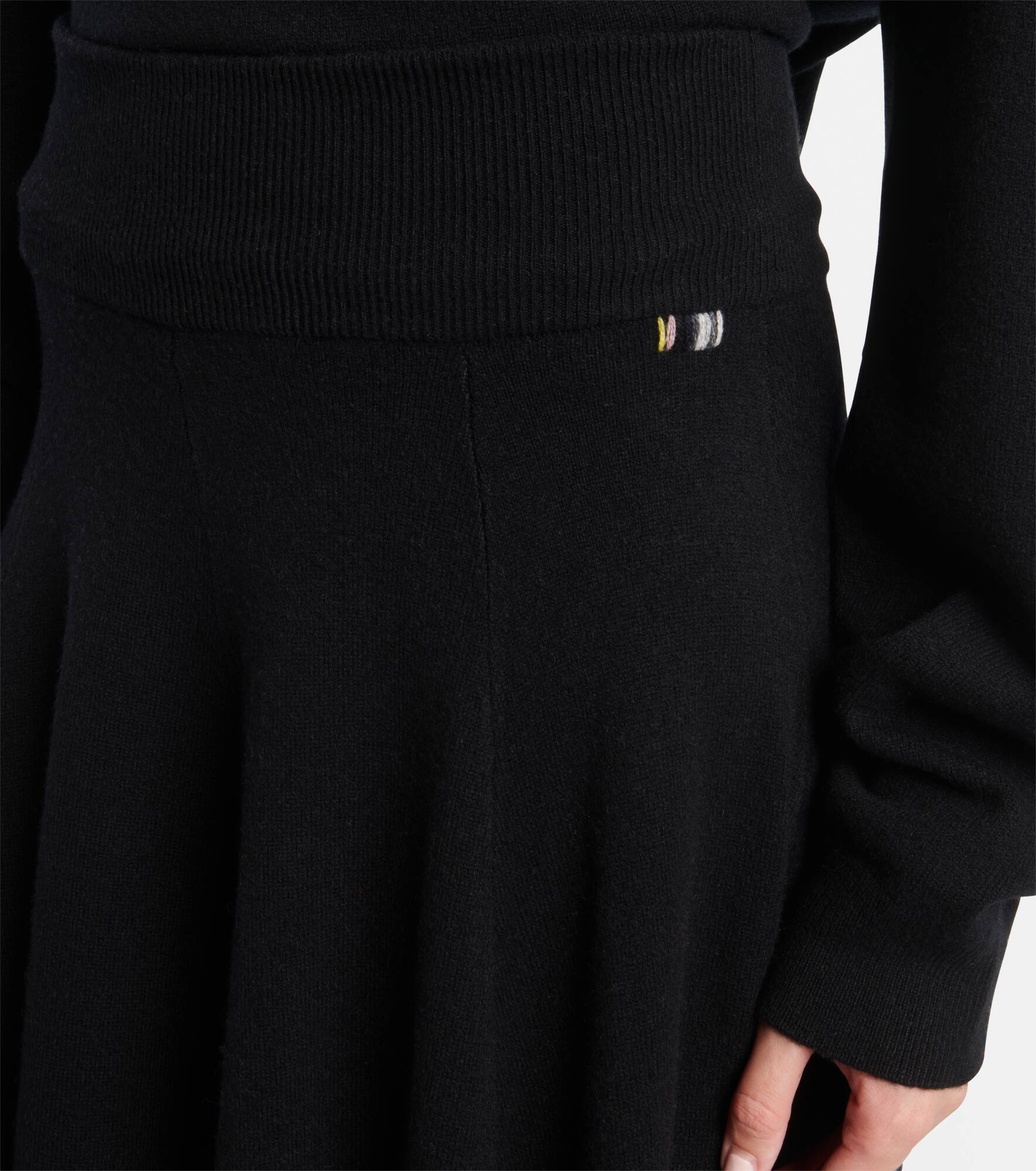 N°313 Twirl cashmere-blend maxi skirt - 4
