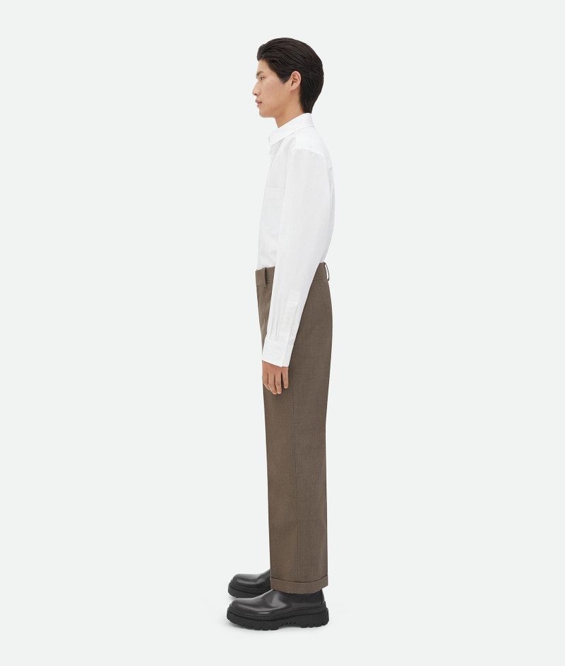 Bottega Veneta Wool Twill Cropped Trousers outlook