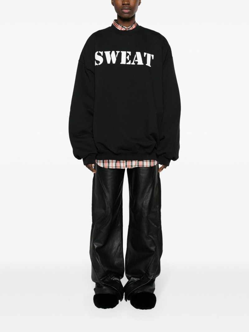 Sweat cotton-blend sweatshirt 3