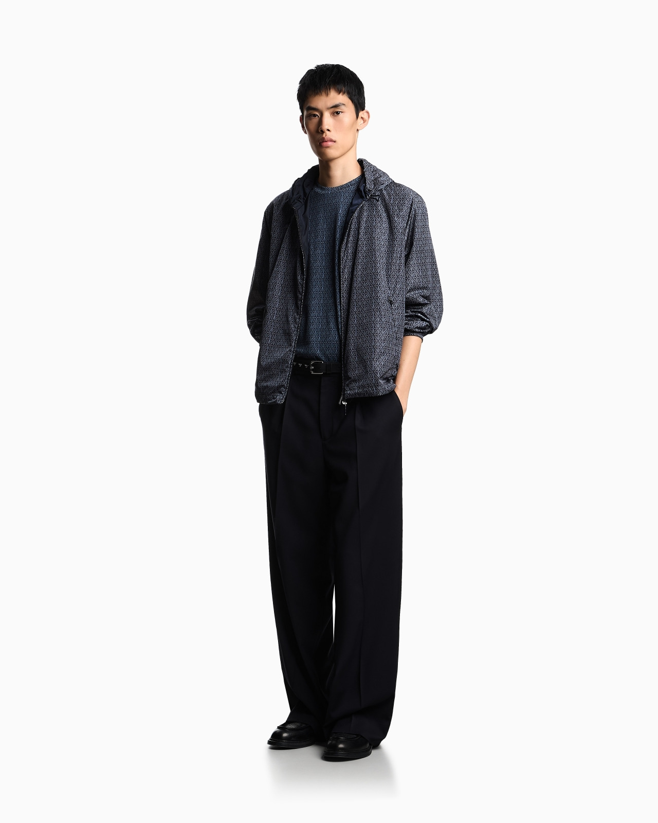 REVERSIBLE NYLON BLOUSON WITH MAJOLICA PRINT - 2