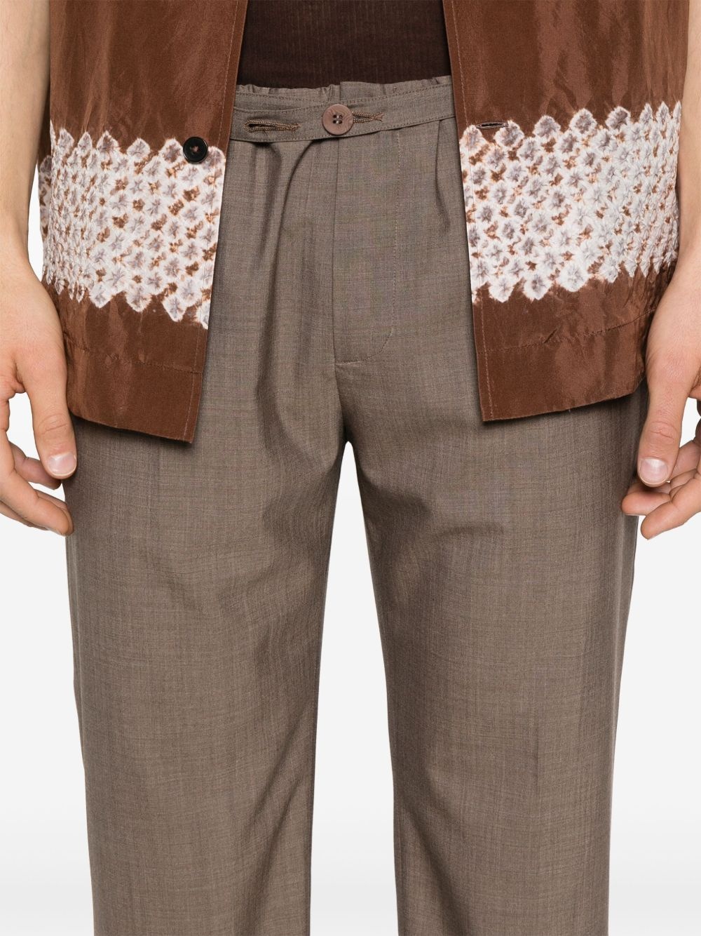 virgin wool trousers - 5