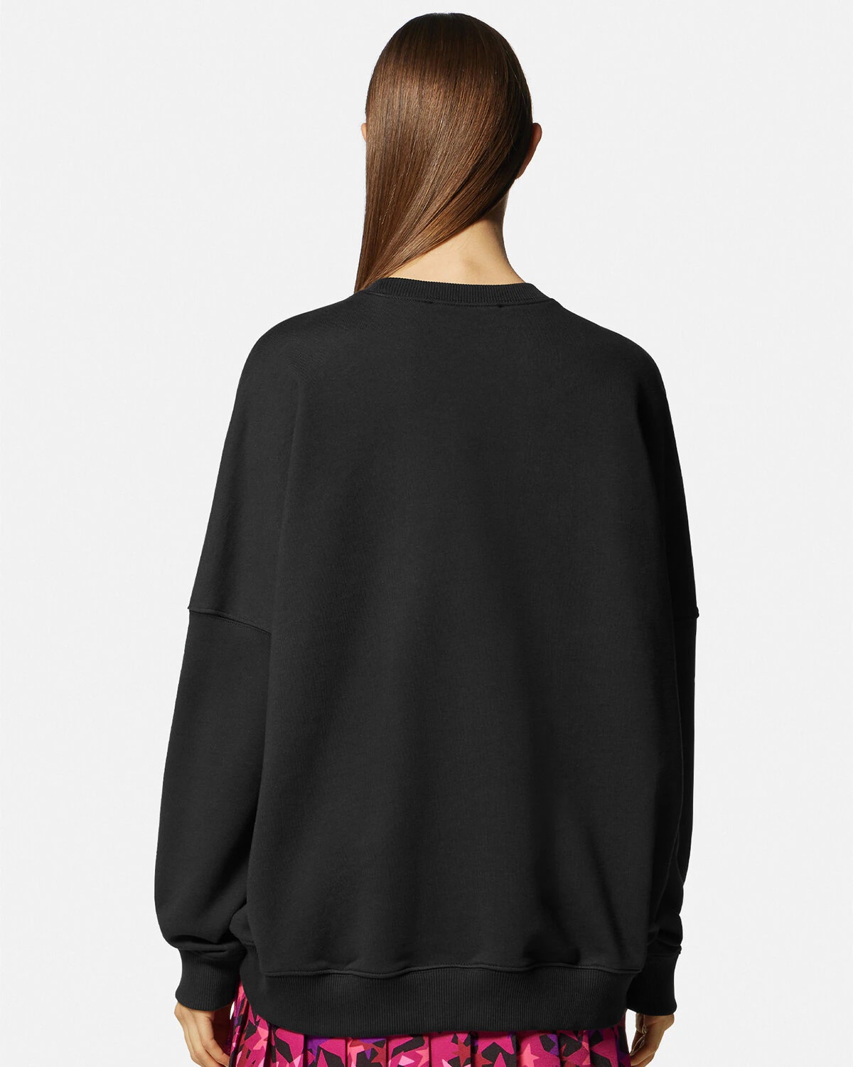 Crystal Logo Asymmetrical Sweatshirt - 4