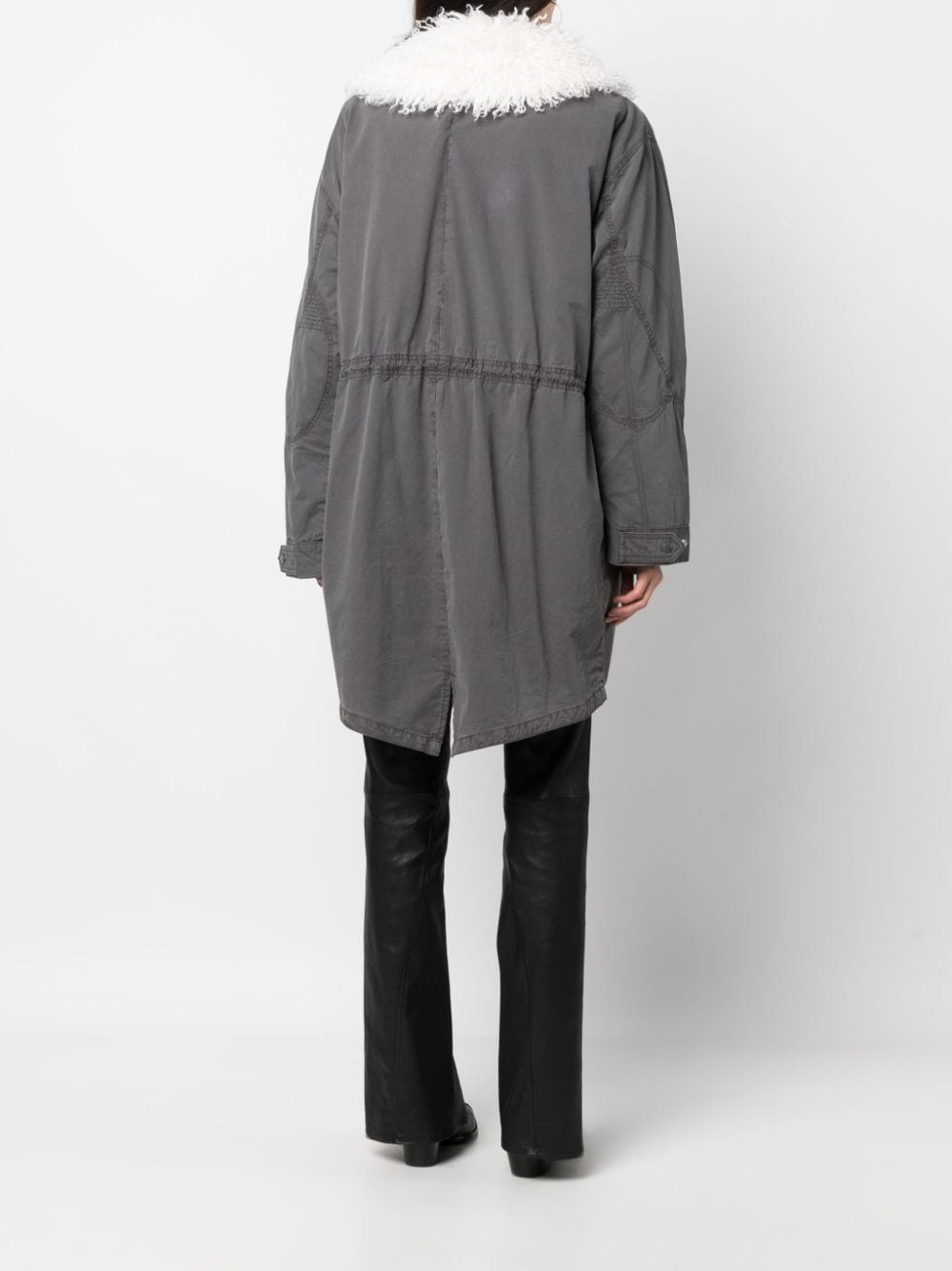 Kidea zip-up parka coat - 4