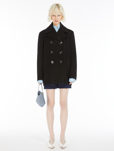 Sportmax LIVORNO Cocoon-fit double-breasted pea coat outlook