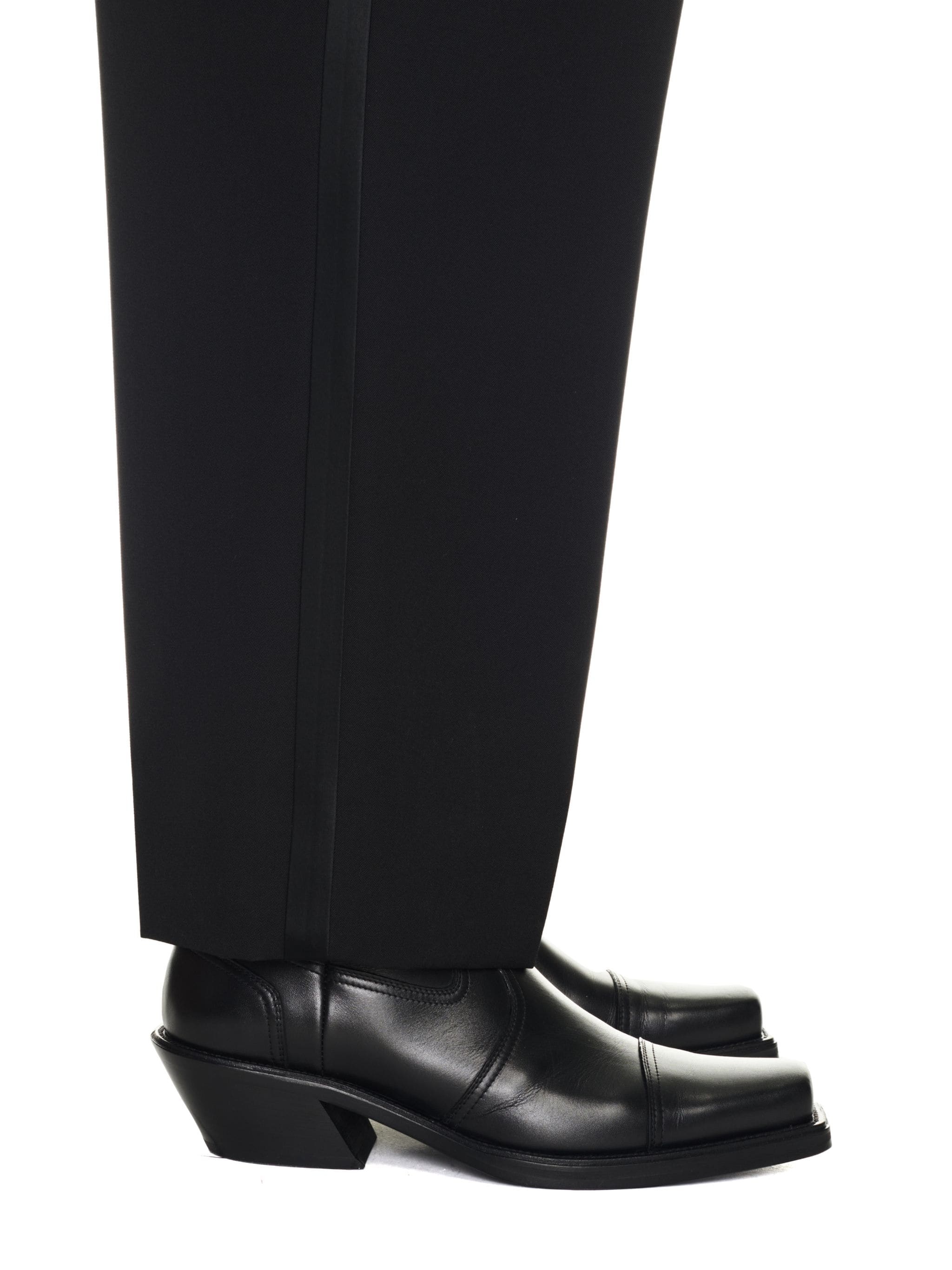 Cowboy Cropped Ankle Boot - 6