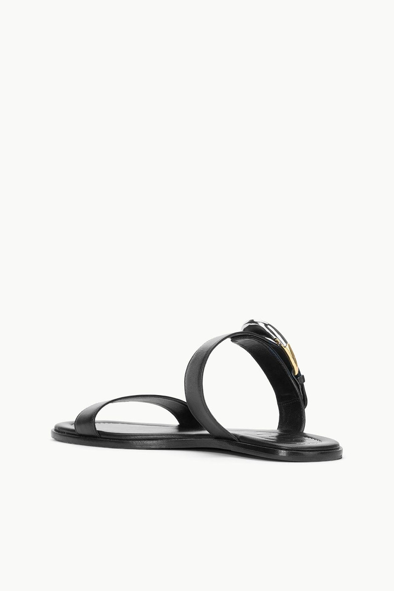 STAUD STAUD HARLOW FLAT SANDAL BLACK outlook