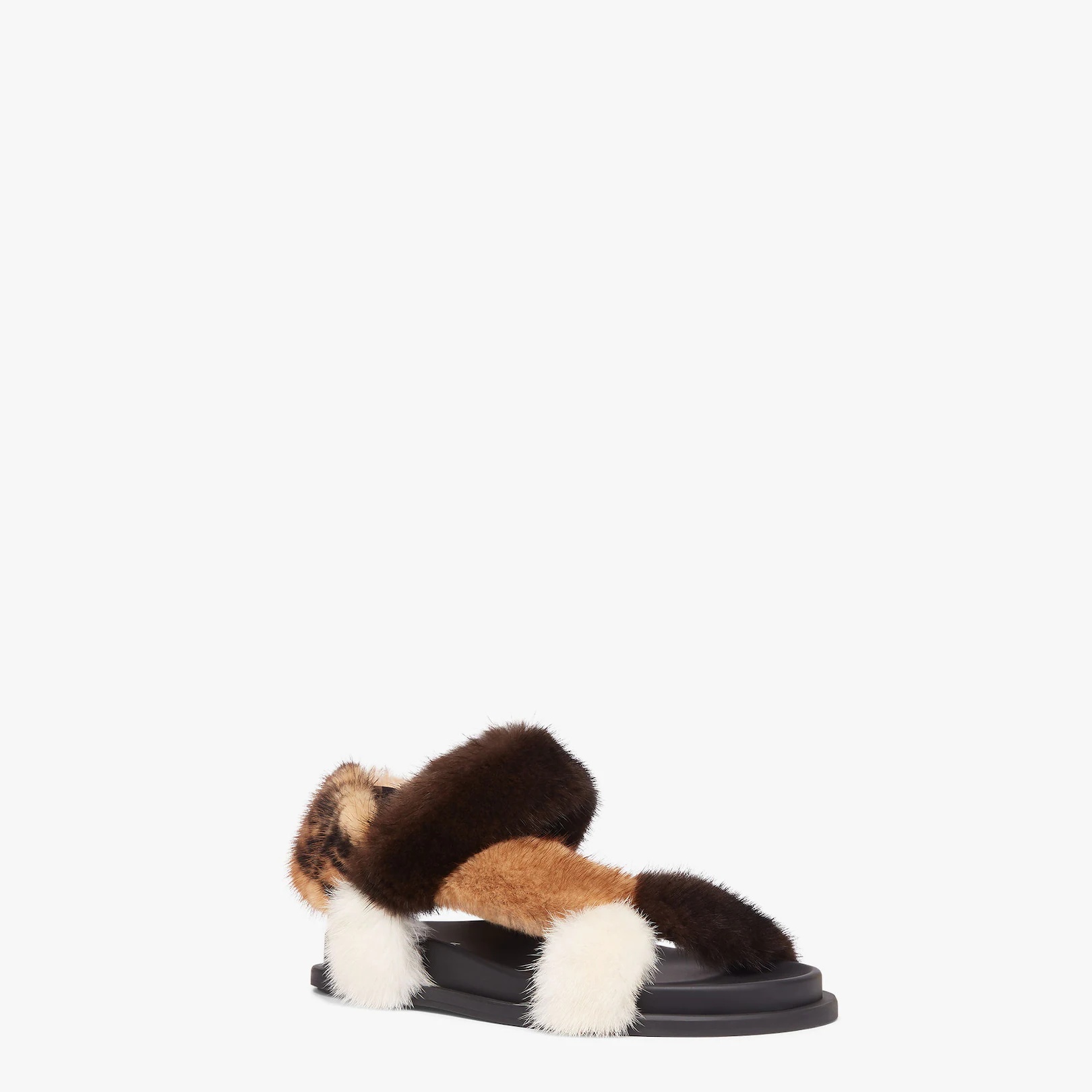 Brown mink sandals - 2