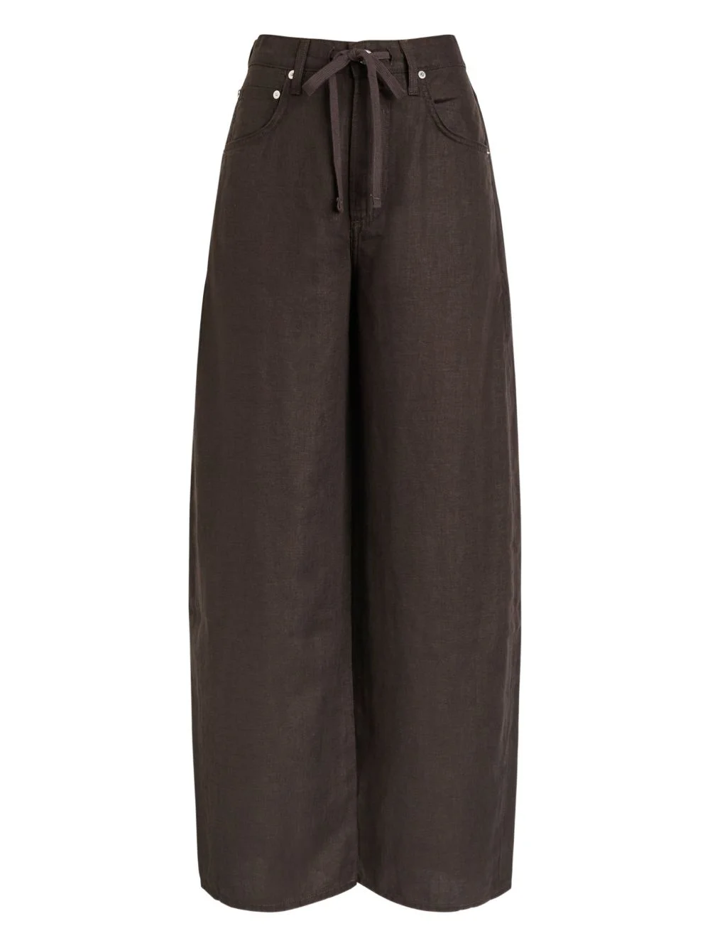 Bynn drawstring wide-leg trousers - 1