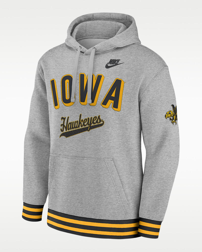 Iowa Legacy Retro Men’s Nike College Pullover Hoodie 1