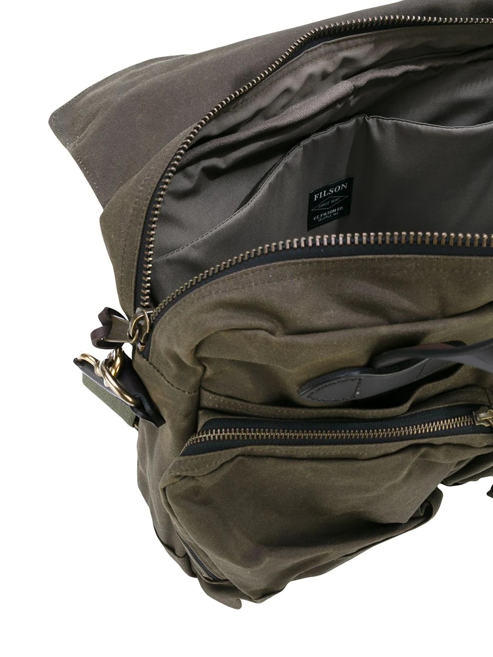 patch pocket laptop bag - 5