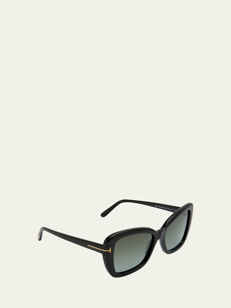 Maeve Havana Acetate Butterfly Sunglasses 4