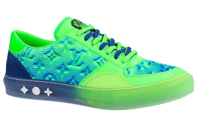 LOUIS VUITTON Ollie Richelieu Sneakers 'Green' 1A9UYP - 2