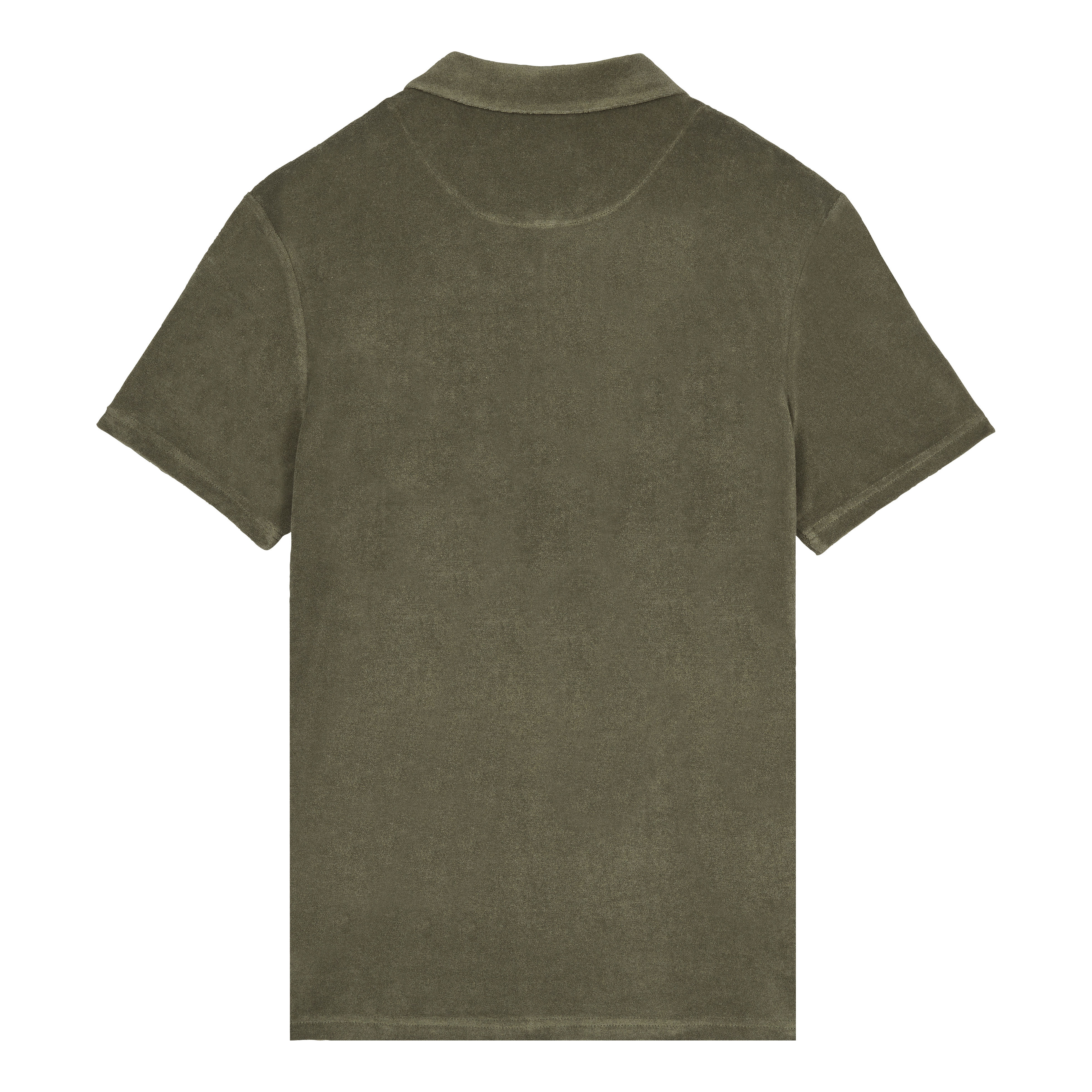 Men Organic Cotton Terry Polo Solid - 2