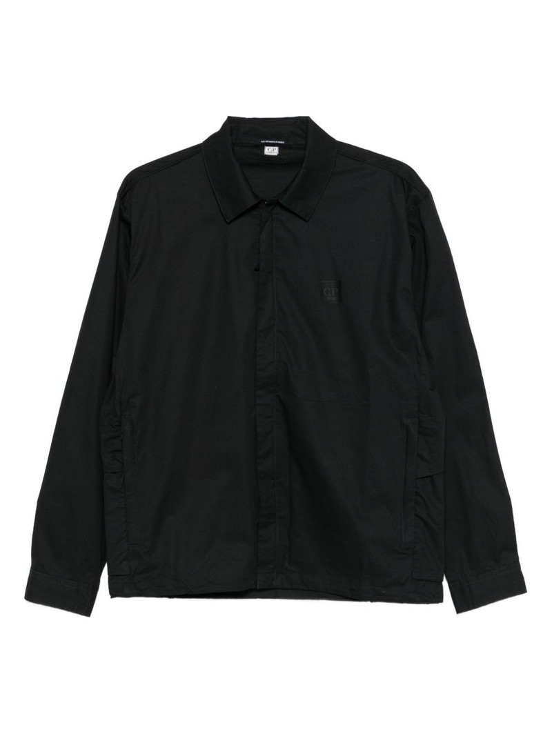 logo-detail cotton jacket 1