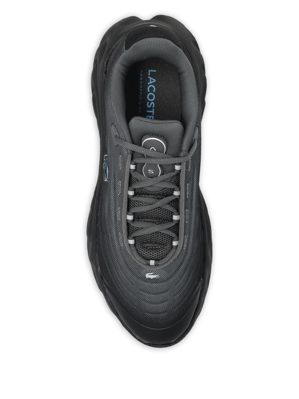 logo-patch lace-up sneakers - 3