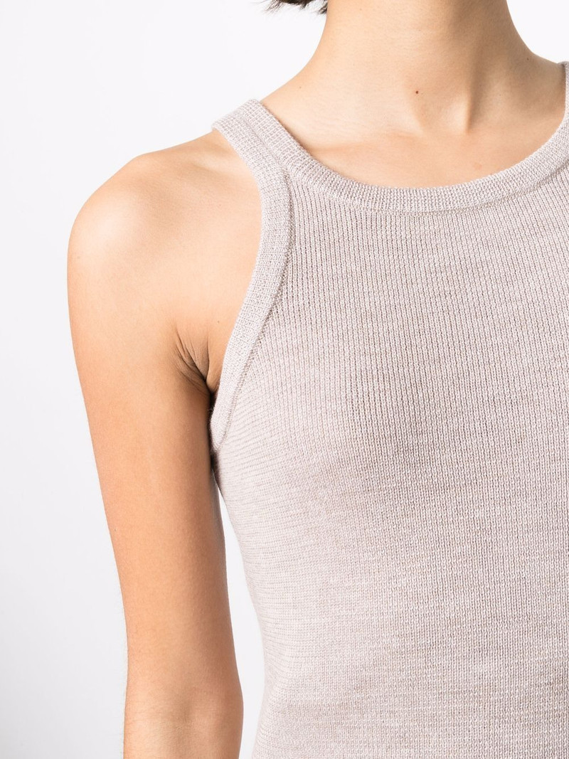 slim-fit knit tank top 5