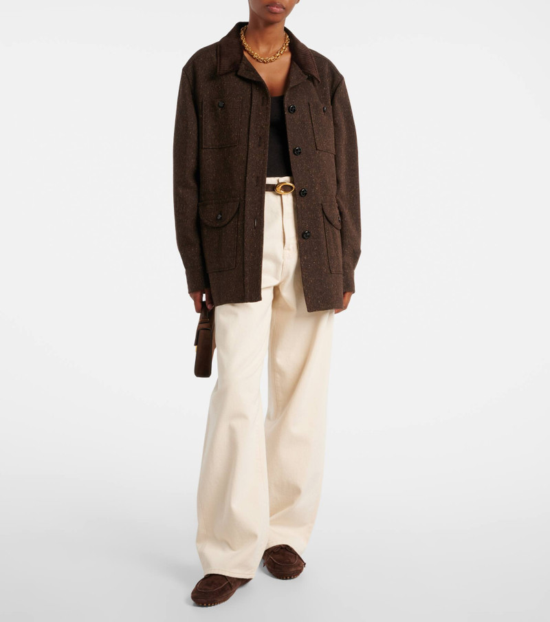 BLAZÉ MILANO Lokai wool and silk-blend jacket outlook