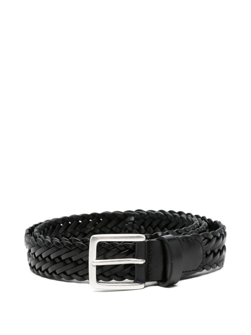 braided leather belt 1