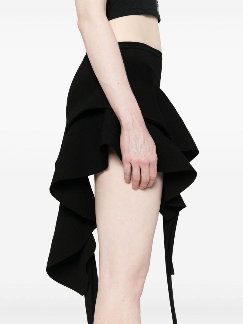 asymmetric knitted mini skirt 5