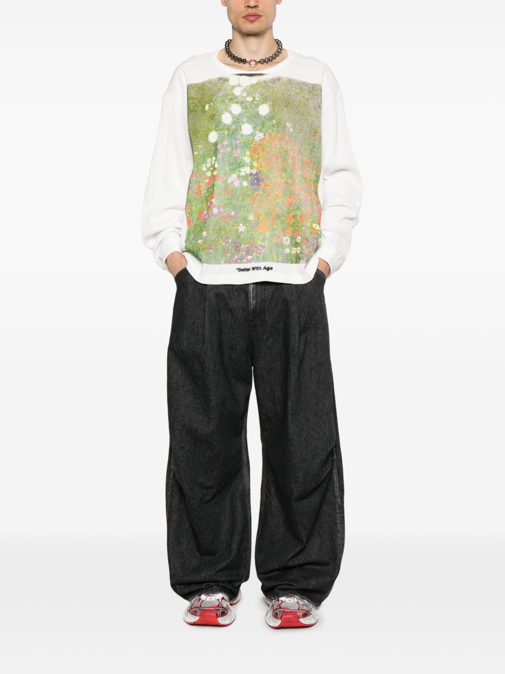 printed sweatshirt - 2