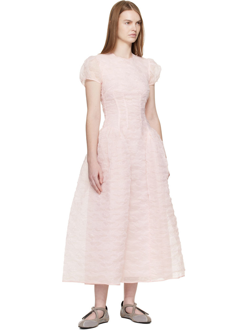 CECILIE BAHNSEN Pink CBcleopatra Midi Dress outlook