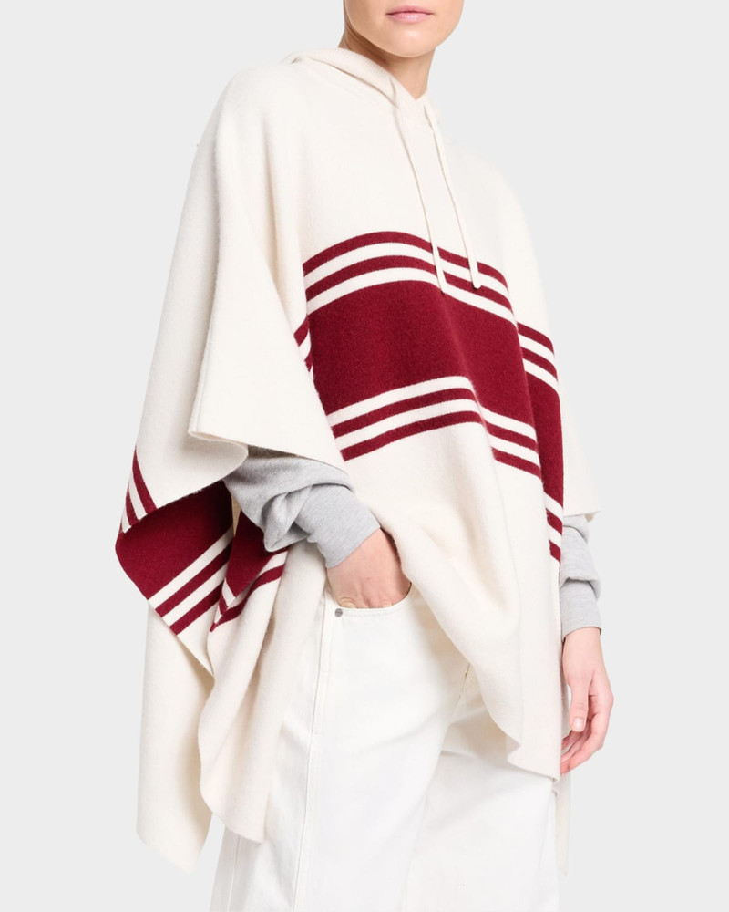 Hooded Cashmere Poncho 5