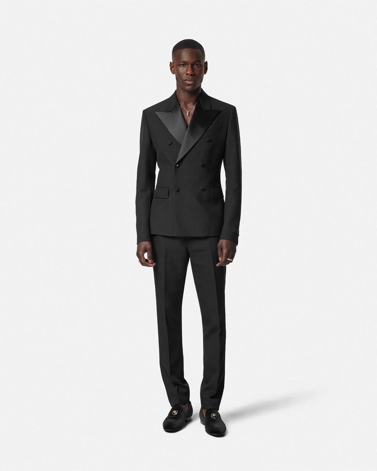 Mohair-Blend Double-Breasted Blazer - 2