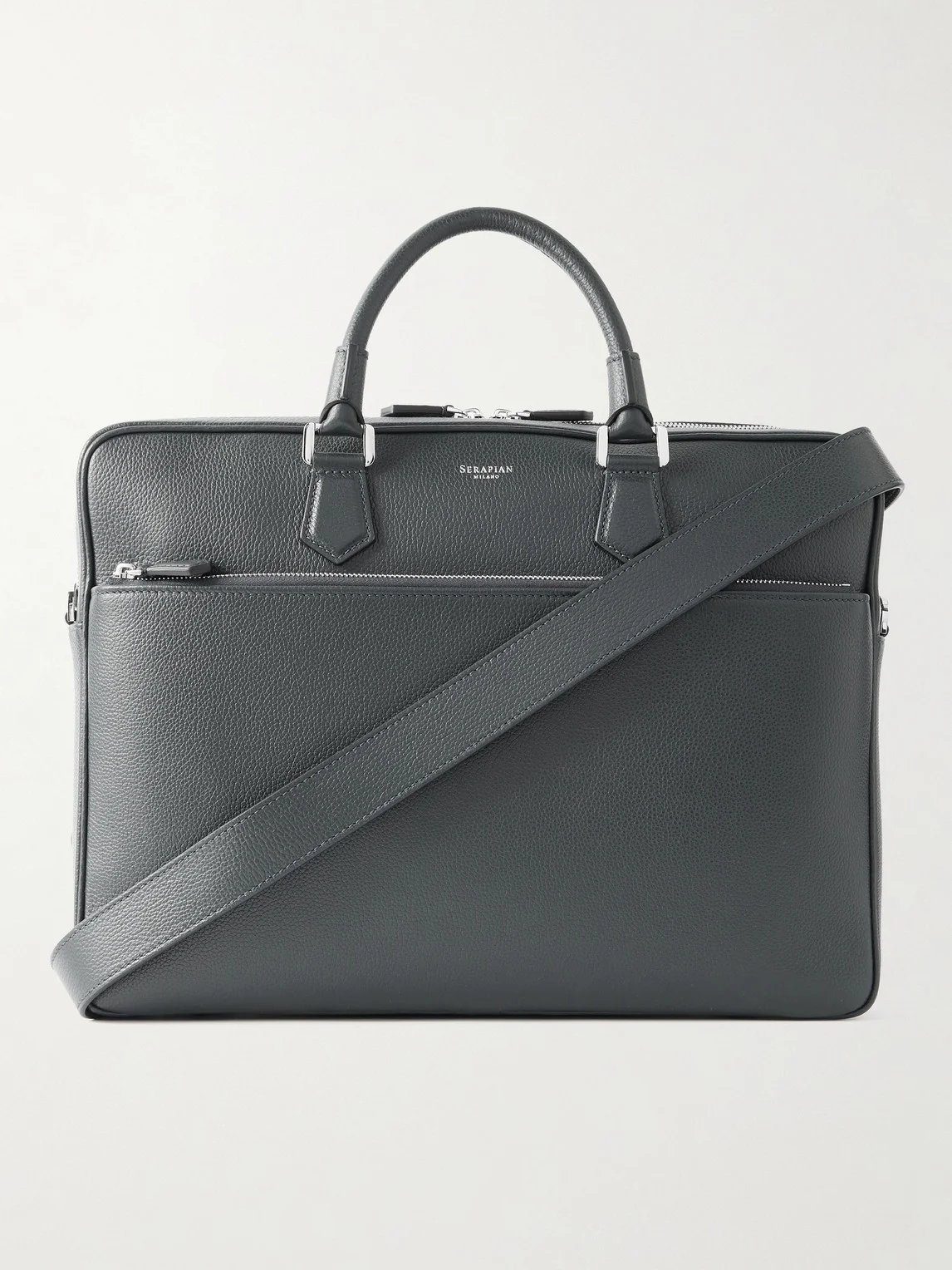 Cachemire Full-Grain Leather Briefcase - 1