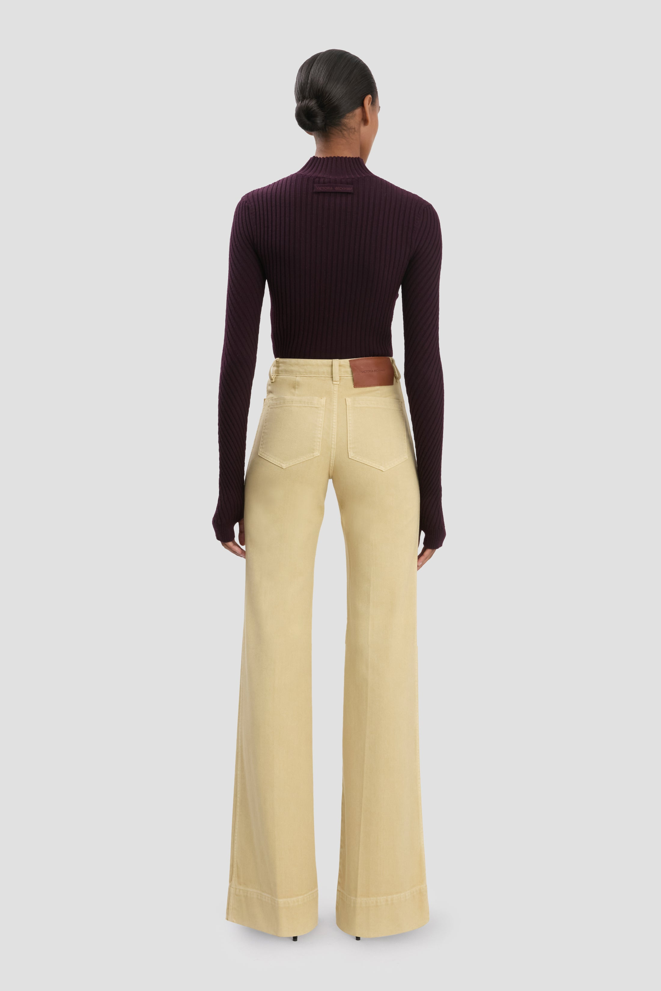 Alina High Waisted Jean In Butter Yellow - 5