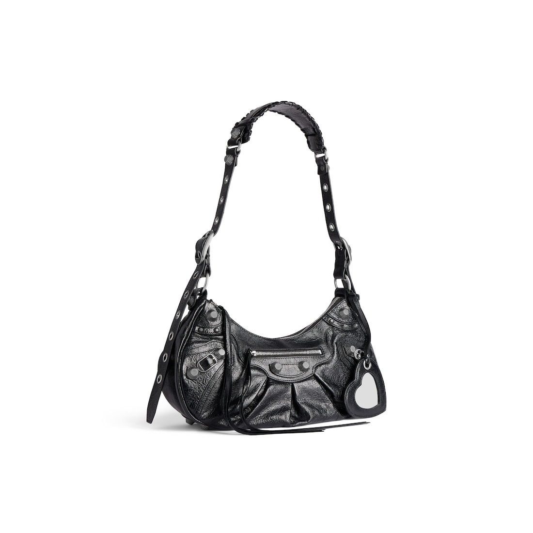 Women's Le Cagole Small Shoulder Bag in Black - 2