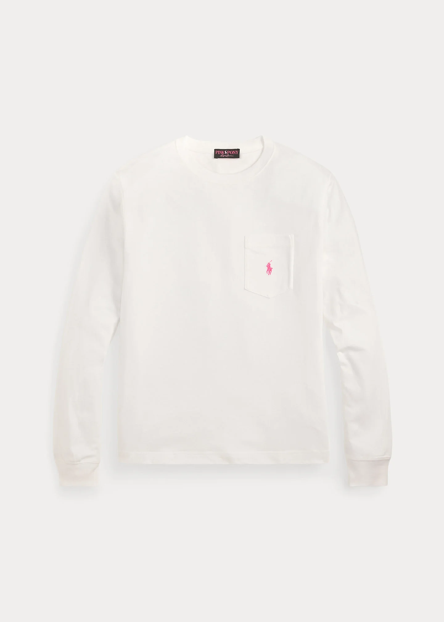 Pink Pony Cotton Jersey Long-Sleeve Tee - 1