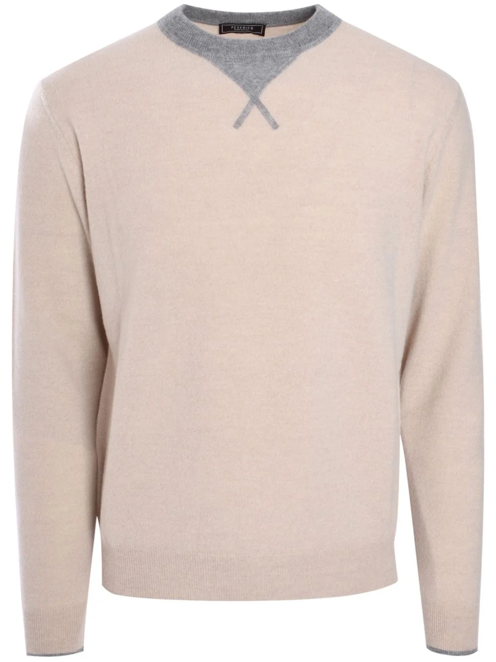 contrast-trim jumper - 1