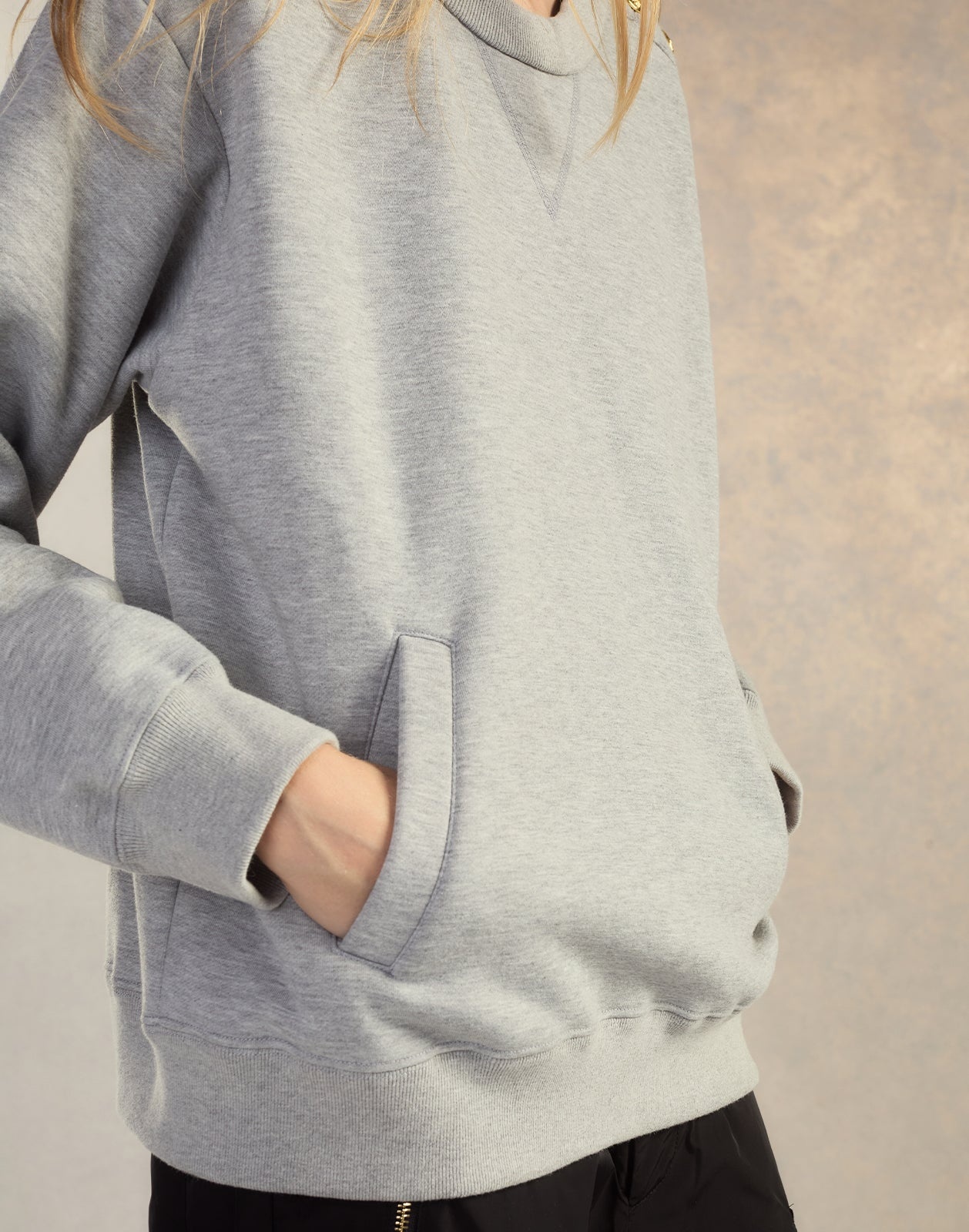 Button Up Sweatshirt - 7