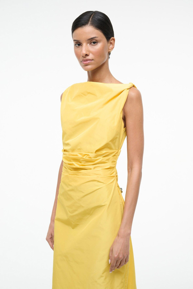STAUD CALLIE DRESS SUNSHINE 3