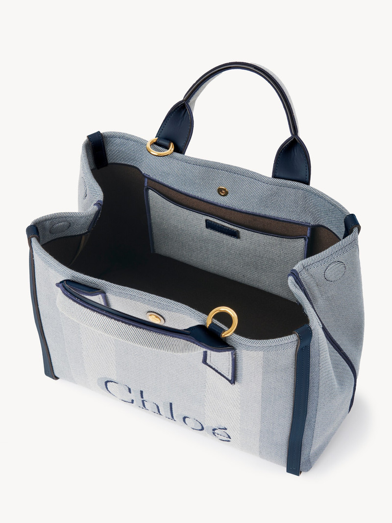 CHLOÉ CARRY TOTE BAG IN CANVAS 5
