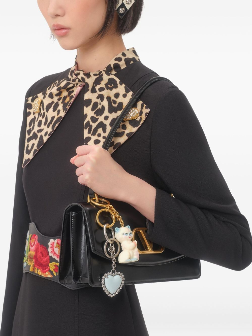crepe midi dress - 5